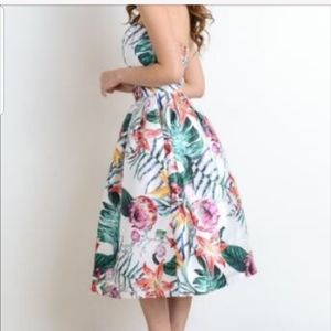 Floral print 2 piece set